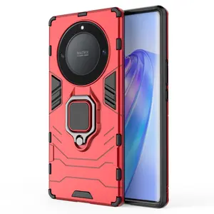 Shockproof Mobile Phone Bags Case Protection Magnetic Holder Back Cover PC for Honor X9A 5G X40 Opp Bag Armor Honor Magic 5 Pro