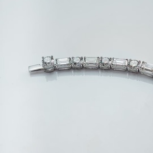 Qinglong Jewelry Tennis Chain 2mm 3mm 4mm 5mm Lab Grown Diamond Jewelry 10k/14k/18k Real Gold Tennis <b>Bracelet</b> - Product Image 3
