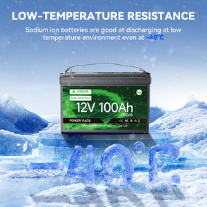 Batteries au <span class=keywords><strong>sodium</strong></span>-<span class=keywords><strong>ion</strong></span> 12,8 V 100 Ah, 5 kWh, 25,6 V 200 Ah pour le <span class=keywords><strong>camping</strong></span>, les yachts, les systèmes hors réseau, l'alimentation d'urgence domestique et le stockage d'énergie - Product Image 2