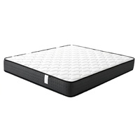 Matelas hybride sur mesure OEM/ODM à ressorts ensachés et gel, taille King/Queen, en mousse à mémoire de forme rafraîchissante et respirante pour chambre d'hôtel