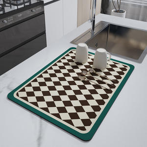 Type moderne Zon à absorption rapide personnaliser les vendeurs tapis de Table basse sèche tapis de séchage de <span class=keywords><strong>vaisselle</strong></span> de cuisine - Product Image 5