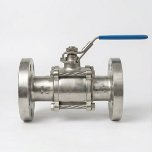 Vanne à boisseau sphérique en acier inoxydable classe 300, 3 pièces, extrémité à bride, passage plein, vanne de régulation industrielle - Product Image 1