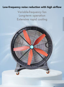 Ventilador de Tambor Axial Industrial de 50 Pulgadas con Motor de Frecuencia Variable Magnético, Alta Potencia, Gran Volumen de Aire, OEM - Product Image 6