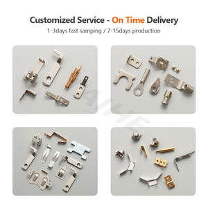 Chính xác OEM tùy chỉnh Pin địa chỉ liên lạc berili đồng thau bạc Thép không gỉ điện phẳng kim loại lÁ mùa xuân clip phần - Product Image 6