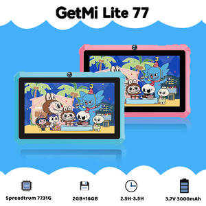 Stock malaisien GetMi Lite E77 Factory Direct 7 pouces Kids Tablet PC Quad Core avec résolution 1024x600 Mini PC Black friday Gift - Product Image 4