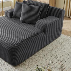 Juego de Sofás Compresibles de Diseño Moderno, Dos Plazas, Funda de Tela Ecológica, Envasado al Vacío, Sofá Cama para Sala de Estar - Product Image 5