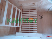 Sauna sec Portable à infrarouge lointain, 1 personne, personnalisé, pour l'extérieur, maison, serrure en bois, cabine de vapeur