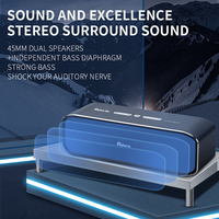 Speaker T11 30w IPX5 Tahan Air dengan Bass Metal, Mendukung Interkoneksi TWS, Tiga Mode Pemutaran