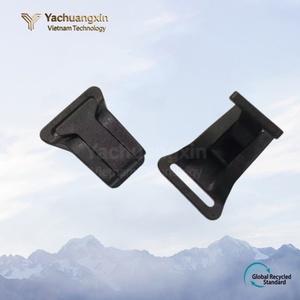 Sangle à boucle latérale en plastique noir pour sac à dos, tente et accessoires de camping en extérieur - Product Image 2