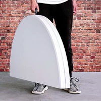 Table pliante Portable, Table Rectangle, en plastique, meuble d'extérieur, pour pique-nique, 2/4ft 5ft 6ft