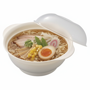 Bol à ramen en plastique pour micro-ondes Inomata pour servir vos plats de nouilles préférés - Product Image 1