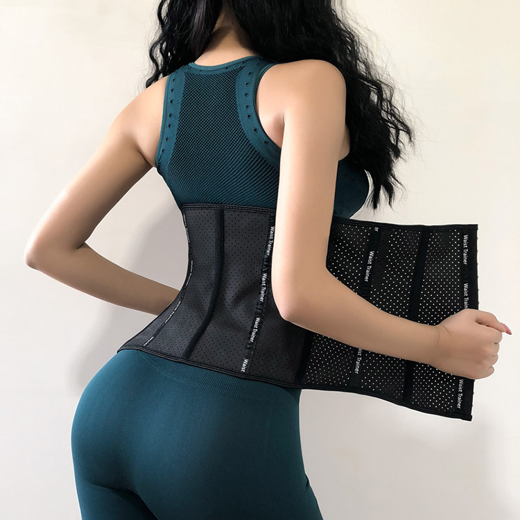 Wholesale Custom Private Label 9 Steel Bone Waist Cincher Plus Size Corset Breathable Latex Waist Trainer Shaper