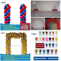 LEDA Promotion : Support de fond gonflable automatique réutilisable et économique pour la décoration de mariages et événements