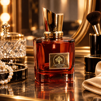 Flacons de parfum en verre transparents personnalisés de luxe 30/50/100 ml, vente en gros, flacons de parfum vintage rectangulaires