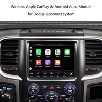 Module CarPlay sans fil, écran de 8.4 pouces, Navigation d'usine, sous Android Auto, avec mirrorlink, Apple, pour Dodge Uconnect, Android