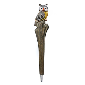 Penne Artigianali in Legno di <span class=keywords><strong>Tiglio</strong></span> con Tema Animale per Studenti - Commercio Transfrontaliero e Dropshipping, Regali di Compleanno - Product Image 5