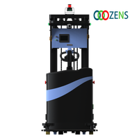 Chariot élévateur AGV compact CPD15-T 1,5T sans rail, laser SLAM, contrepoids, pour allées étroites, empileur de palettes, précision 10 mm