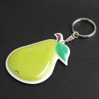 Porte-clés en PVC personnalisé avec logo, design de dessin animé, anime, kawaii, charme gonflé, léger, imperméable pour sac