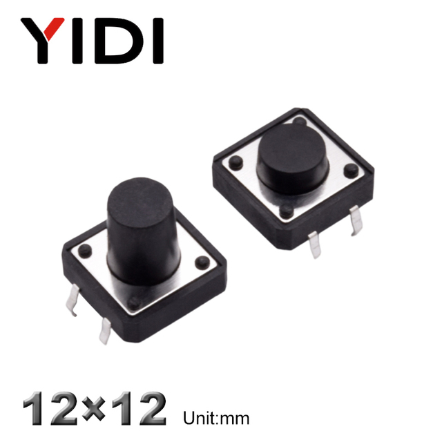 Micro 12x12 DIP Reset Tact Switch 4 Pin PCB Momentary 5 6 7 8 9 10 12 13 15 16mm Height Push Button Touch Tactile Switch