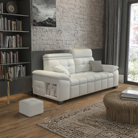 Table basse moderne carrée en tissu avec repose-pieds pour salon, chambre à coucher, hôtel ou appartement
