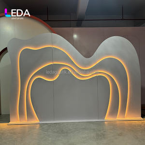 LEDA - Nuevo Diseño de Fondo de Acrílico Iluminado para Bodas, Fondo de Boda con Luz, Fondo 3D para Decoración de Eventos - Product Image 3