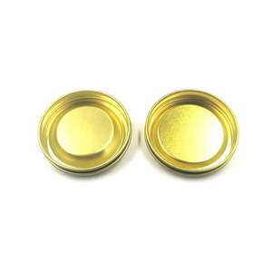 Boîte d'emballage en métal de <span class=keywords><strong>Caviar</strong></span>, boîte scellée en fer-blanc ronde de nourriture dorée, boîtes de <span class=keywords><strong>caviar</strong></span> vides de 5G 10G 30G <span class=keywords><strong>50G</strong></span> - Product Image 6