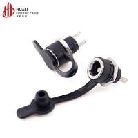 Prise d'alimentation CC DC022B, adaptateur en cuivre, interface femelle pour panneau 5,5-2,1 mm/2,5, prise femelle 3,5-1,35 mm pour connexions de fils