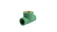 DESO PPR raccord à douille raccords en T NPT/BSPT filetage soudure tête de connexion douille nouveau matériau de construction système d'alimentation en eau