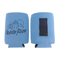 Personalizado plegable magnético plegable de neopreno puede refrigerador de la botella de la manga