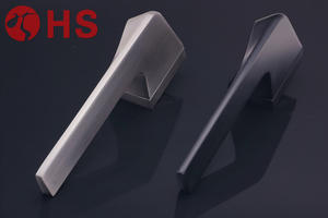 דלת סגסוגת בצורת ריבוע אבץ מודרני ידיות שילוב מנעול עבור דירות פנים מלונות משרדי אריזה רגילה - Product Image 3