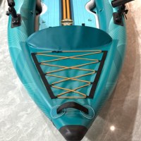 Kayak gonflable OEM en gros d'usine, 2 places, double propulsion à pédales, PVC+aluminium, capacité 160 kg, utilisation en lac et en rivière
