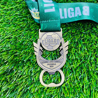 Fonksiyonel Şarap Açacağı Hediyelik Maraton Koşu Madalyaları Rozeti Bira Anahtarı Şişe Açacağı Kurdeleli Madalya Özel Futbol Madalyası