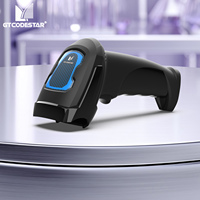 Escáner de Código de Barras Inalámbrico Industrial Láser CMOS 1D/2D, Lector de Códigos QR, 300 Escaneos/Segundo, 1 Año de Garantía, Negro, Certificado ROHS, SDK en Stock