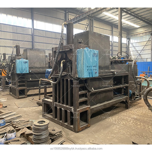 Fabrication professionnelle usine automatique hydraulique 25kg/50kg Branches coton pondération presse à balles Machine - Product Image 3