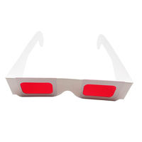 Lunettes de décodeur secret Filtre rouge rouge-Lunettes de style espion