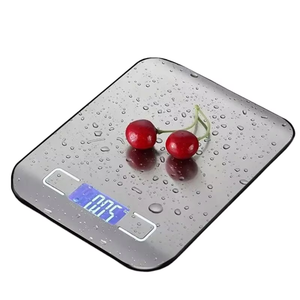 Báscula <span class=keywords><strong>Digital</strong></span> de Cocina de 10 kg y 5 kg, Funciona con Batería, para Medir Peso, Balanza de Cocina - Product Image 1