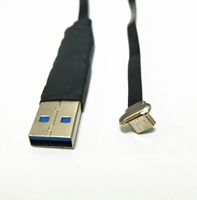 Câble de charge de données FPV Ultra fin Super doux à Angle droit Type C USB 90 degrés vers USB A mâle FPC ruban
