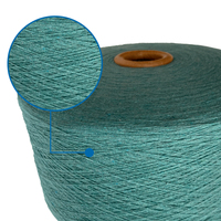 Green Dyed Open End Sustainable Yarns Sweater Scarf Sock Recycled Acrylic Blended Yarn for Knitting Blended Yarn