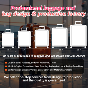 Oem ODM nhà máy tùy chỉnh kinh doanh Hardshell Vali chủ yếu làm bằng nhôm Trọng lượng nhẹ giá bán buôn hành lý cho Unisex - Product Image 3