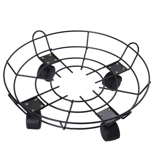 Soporte <span class=keywords><strong>para</strong></span> Macetas <span class=keywords><strong>de</strong></span> Jardín con Recubrimiento en Polvo Ecológico VERTAK, Soporte <span class=keywords><strong>para</strong></span> Macetas <span class=keywords><strong>de</strong></span> Metal <span class=keywords><strong>de</strong></span> 2.8 mm <span class=keywords><strong>de</strong></span> Diámetro, Duradero con Ruedas <span class=keywords><strong>de</strong></span> Nailon Negras - Product Image 1