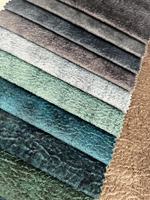 Offre Spéciale 100% polyester tissu 2024 nouveau design imprimé et gaufré velours canapé textile pour la maison