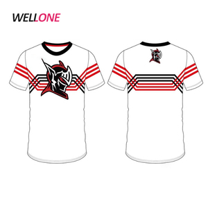 Camisetas Personalizadas Sublimadas para Hombre, 100% Poliéster, Impresión Completa, MOQ Bajo, Entrega Rápida, Fábrica de la Feria de Cantón - Product Image 1