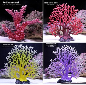 OG-219 Adorno de <span class=keywords><strong>Coral</strong></span> Artificial de Resina No Tóxica al por Mayor, Escondite para Peces de Acuario, Decoración de Paisaje Marino - Product Image 2