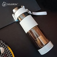 Botol Air Alkali Hidrogen CAMAZ 650ml, Botol Mineral Alkali, Botol Air Filter Olahraga Luar Ruangan, Flask Alkali