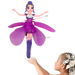 Poupée Pixie flottante magique mignonne à induction princesse avion Mini Drone geste poupée volante fée princesse jouet
