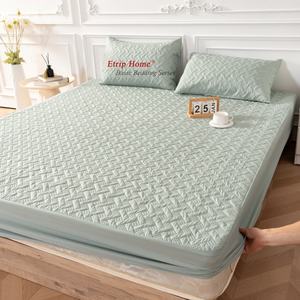 <span class=keywords><strong>Drap</strong></span> de lit en vente en gros de draps <span class=keywords><strong>housse</strong></span> en polyester imperméable à l'eau imprimé en microfibre de luxe pour hôtel ensembles de draps King Size - Product Image 1