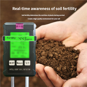 Support de Plantes de Jardin Professionnel Écologique en Plastique 6-en-1 Rotatif avec Écran et Testeur de PH, d'<span class=keywords><strong>Humidité</strong></span> et de Lumière pour l'Agriculture - Product Image 1