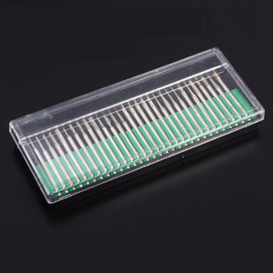 30 Cái 3/2.35Mm Titanium <span class=keywords><strong>Diamond</strong></span> Burrs Bur Bit Set Công Cụ Quay Drillac Mũi Khoan Công Cụ Điện Trên Trang Sức - Product Image 5