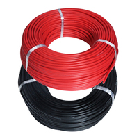 Cables Eléctricos de Cobre y PVC Aichie Solar PV1-F, Cable de Conexión Especial para Panel Fotovoltaico DC, 18 AWG, Sólido, 12V, Subterráneo