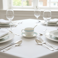 Ensemble tasse à thé et soucoupe en porcelaine fine de style européen, bordure or et rouge, avec cuillère, vente en gros, écologique, cadeau de mariage, logo personnalisé